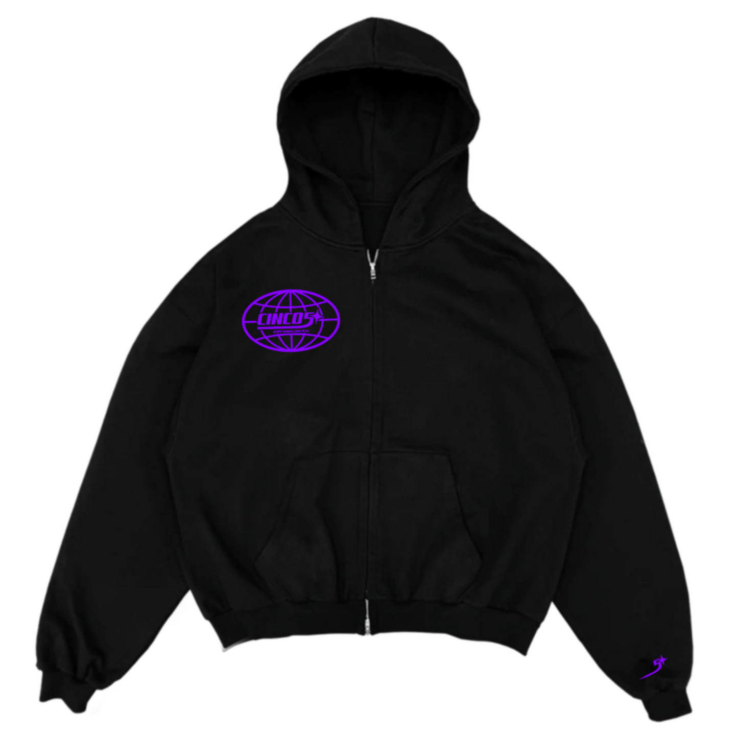PurpleRaiyn Zip Up Hoodie